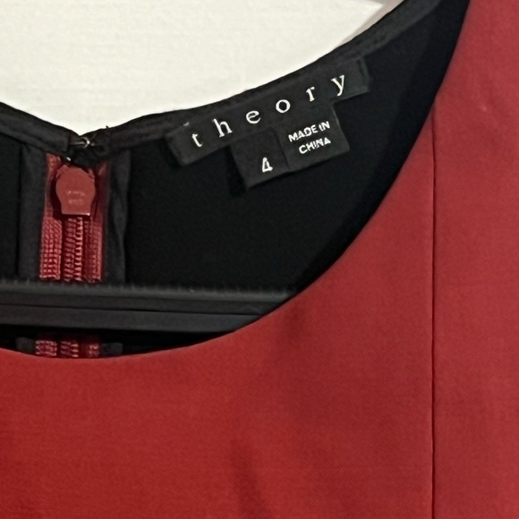 #133 THEORY • DARUA •COLOR BLOCK DRESS - Picture 6 of 8